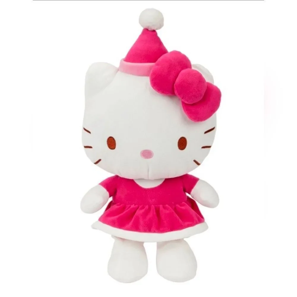 New Hello Kitty Christmas Holiday Character Pillow and Throw Gift Set